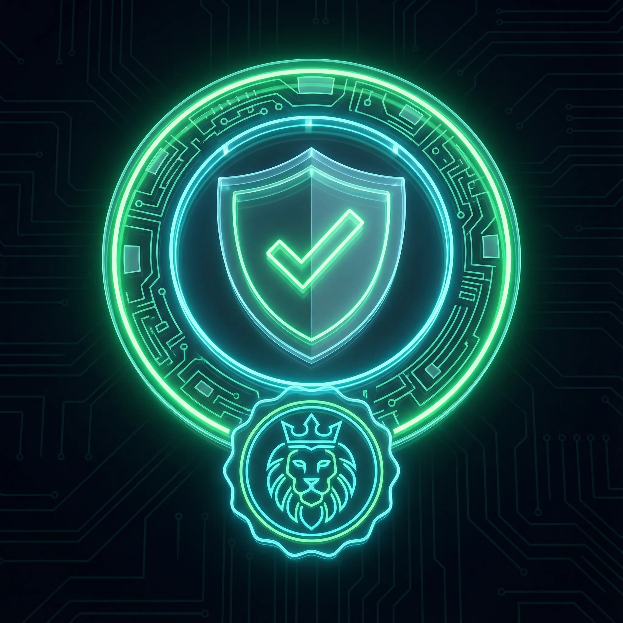 Selo de licença Curaçao eGaming certificando a legalidade do geralbet